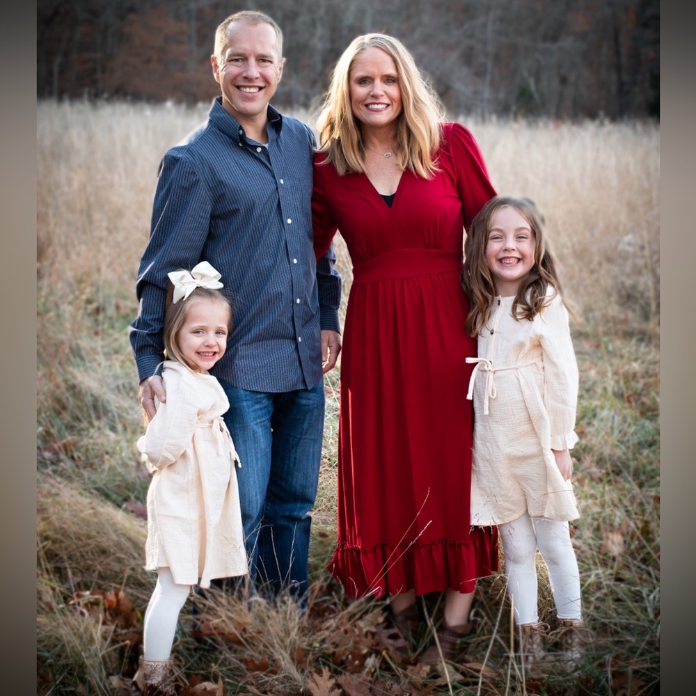 Women's Long Sleeve Midi Dress in Wine Red - Picture 10 of 12